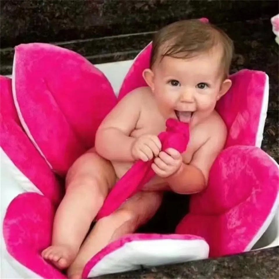 Foldable Flower Blooming Bath Tub, Baby Play Bath Sunflower Cushion Mat, Folding Non Slip Baby Bath Pad, Flower Shape Mat Sofa Seat Foldable Flower Blooming Bath Tub, Baby Play Bath Sunflower Cushion Mat, Folding Non Slip Baby Bath Pad, Flower Shape Mat Sofa Seat